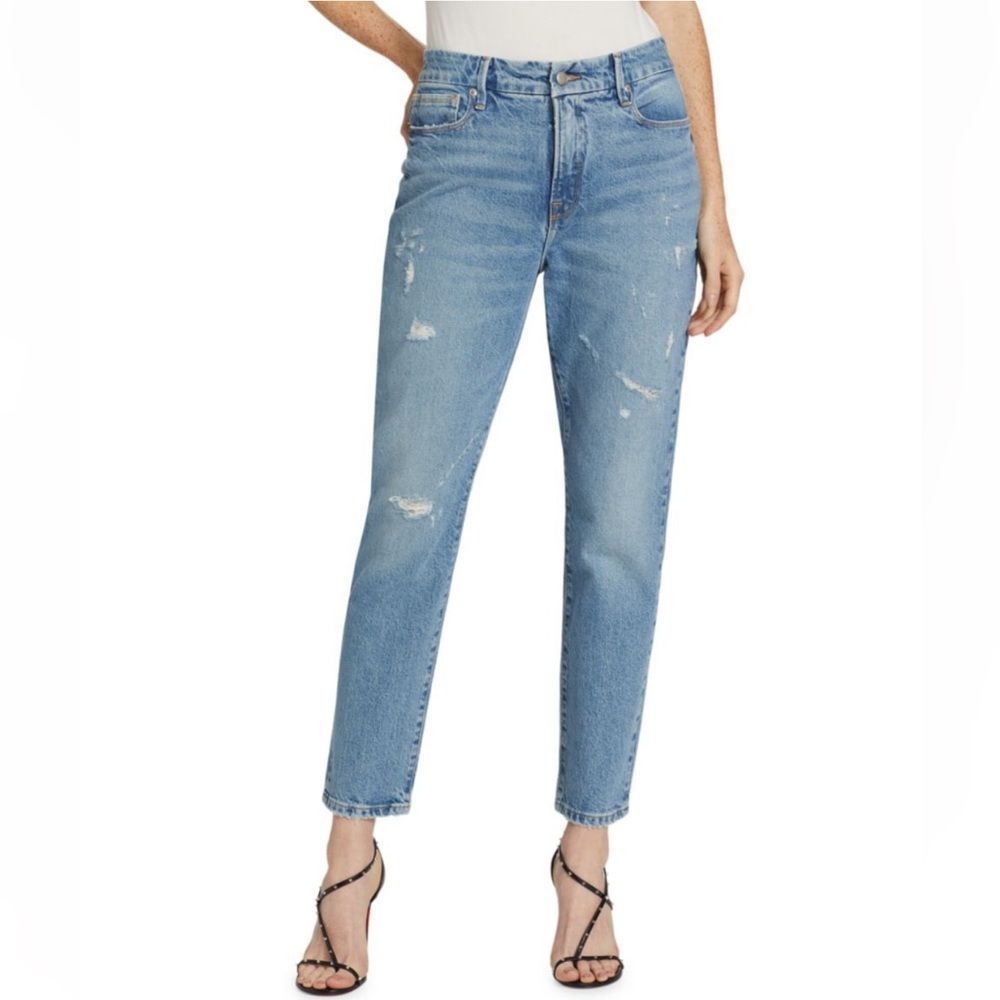 Good American High Rise Women Jeans - Light Blue